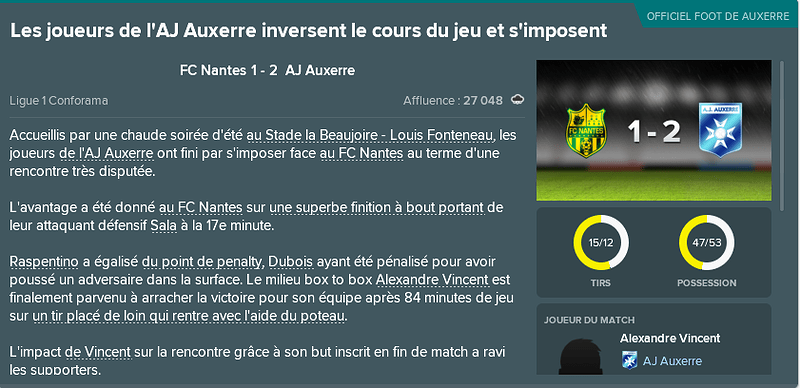 VS NANTES 19