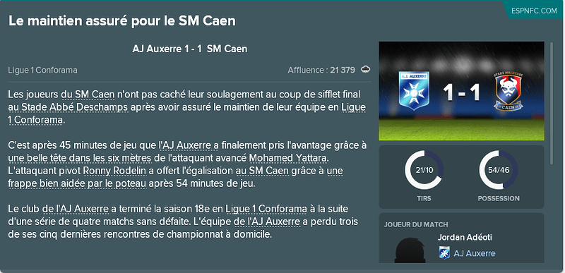 res vs caen 19