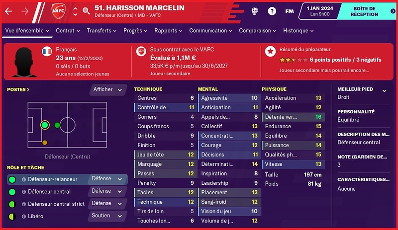 Recrue Hiver 2024 - Harisson Marcelin