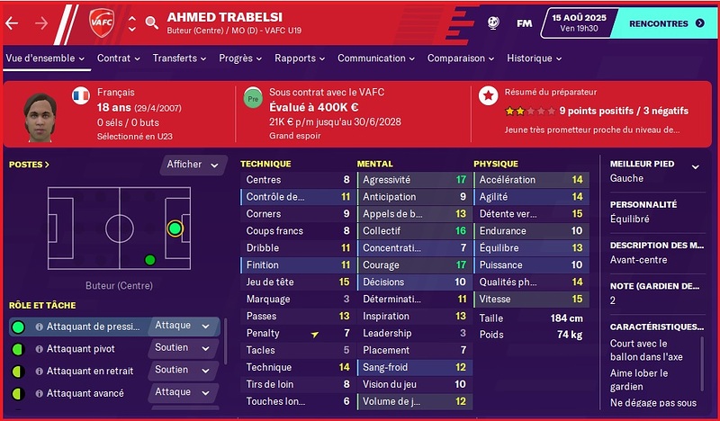 Avenir 2025-2026 - Ahmed Trabelsi