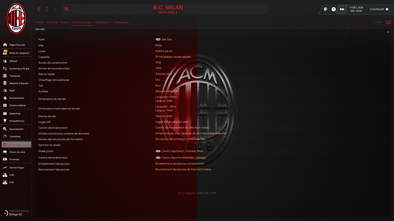 A.C. Milan_ Infrastructures
