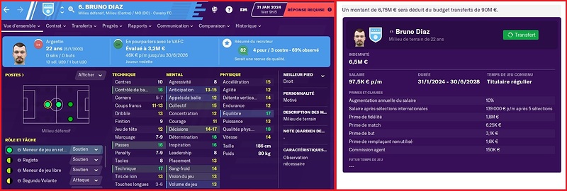 Recrue Hiver 2024 - Diaz