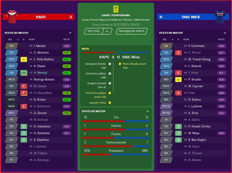 Saison 2024-2025 - Ligue 1 - 26ème Journée