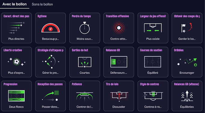 tactique avec ballon