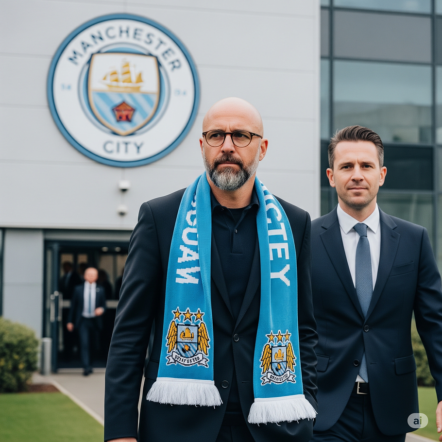 arrivée à Manchester city