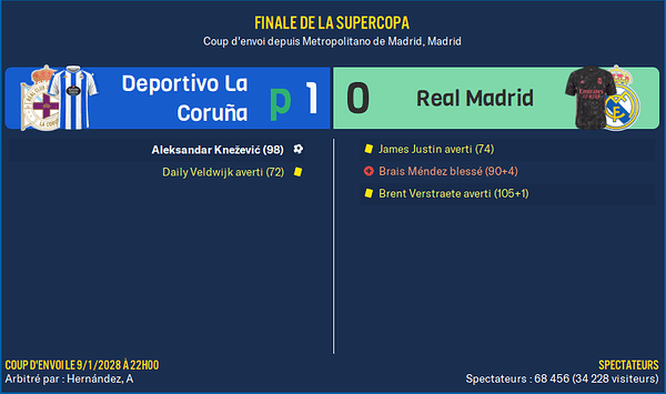 Deportivo La Coruña - Real Madrid_ Résumé