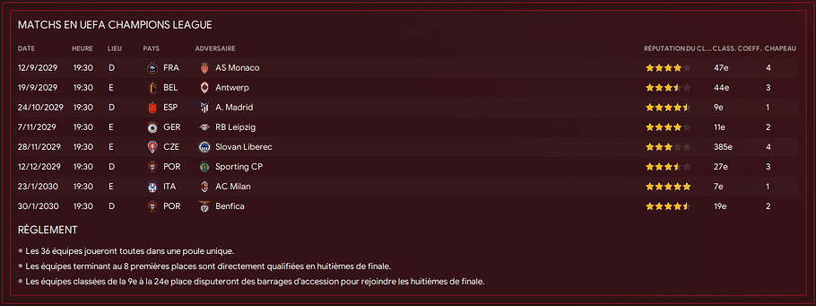 Tirage LDC
