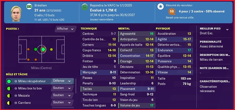 Recrue Hiver 2025 - Rodrigo Batata