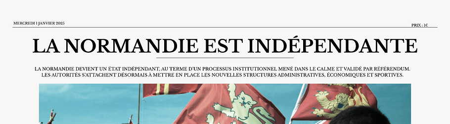 La Normandie est indépendante