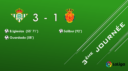 Résultat J3 Betis - Majorque