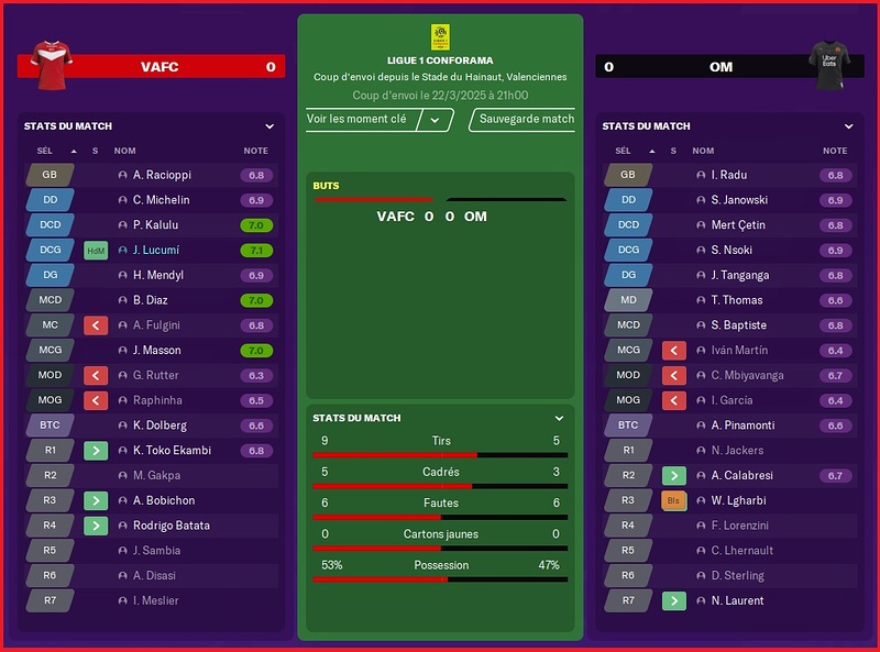 Saison 2024-2025 - Ligue 1 - 30ème Journée