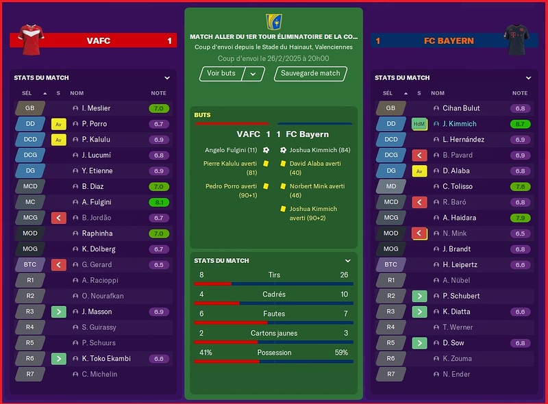 Saison 2024-2025 - LDC - 8eme-de-finale Aller
