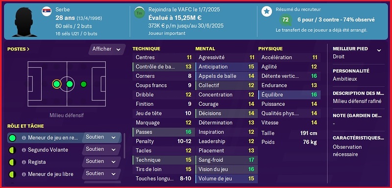 Recrue Ete 2025 - Marko Grujic