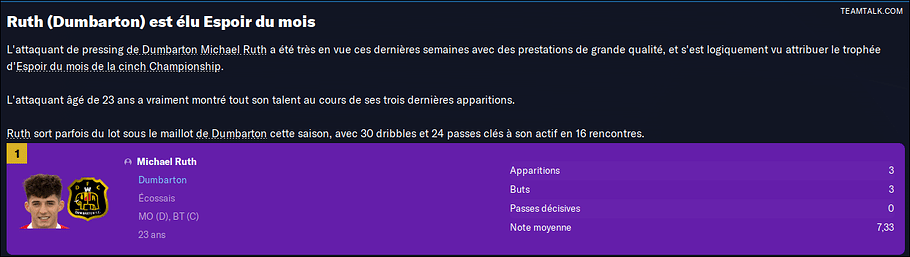 240 - Espoir du mois
