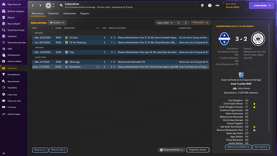 Rosenborg Ballklub_ Rencontres-3