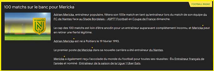 100 matchs