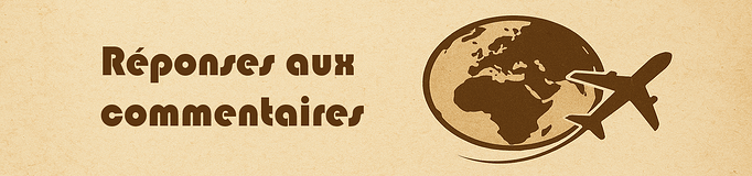 Réponses aux commentaires