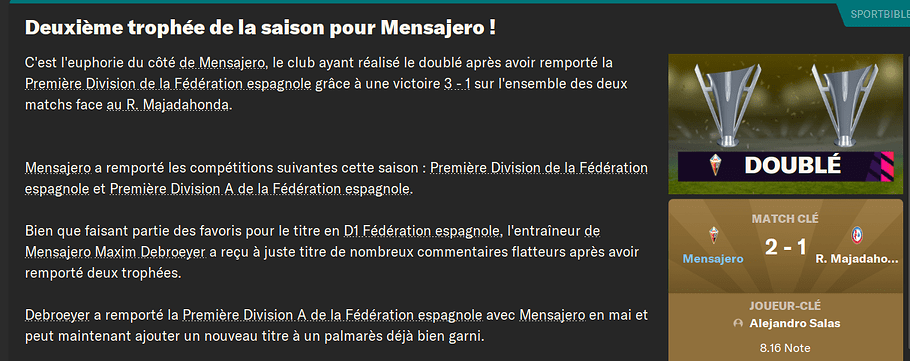 double mensajero