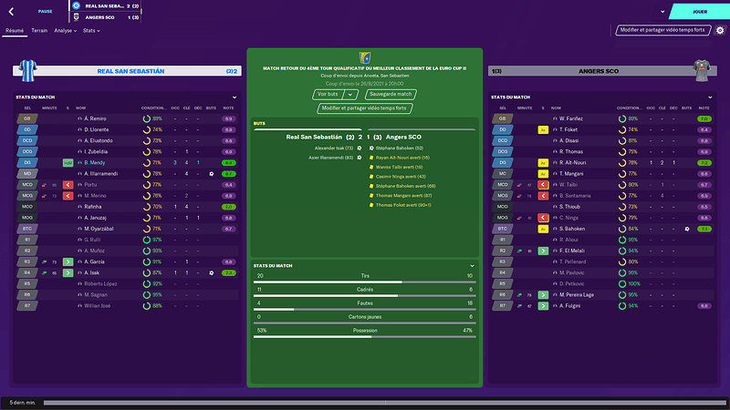 Match retour barrage