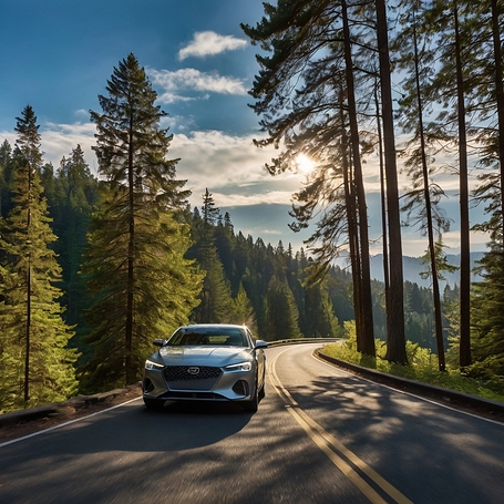 Leonardo_Kino_XL_A_serene_car_ride_on_a_winding_asphalt_road_f_3