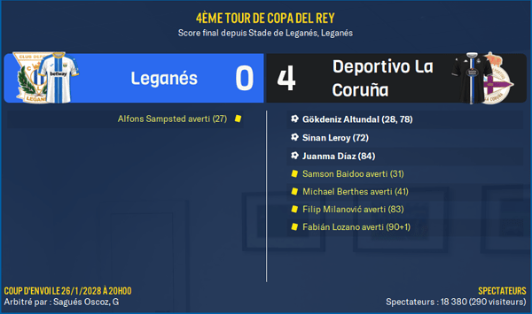 Leganés - Deportivo La Coruña_ Résumé