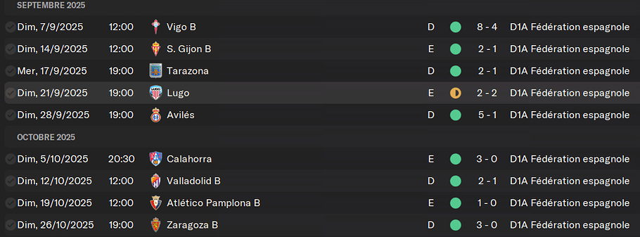 CALENDRIER