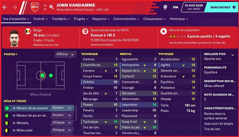 Avenir 2025-2026 - Jorn Vandamme
