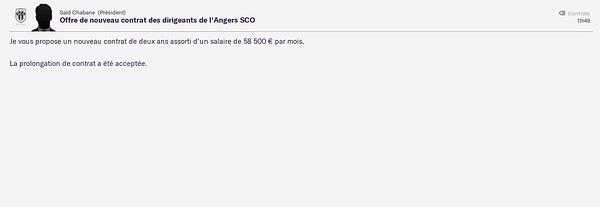 prolongation de contrat