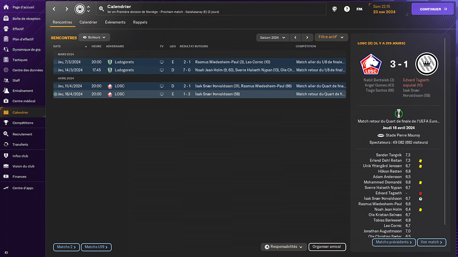 Rosenborg Ballklub_ Rencontres-2