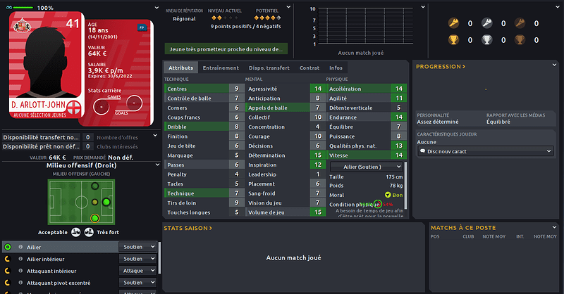 23 BIS - SCREEN - D. ARLOTT-JOHN - B TEAM