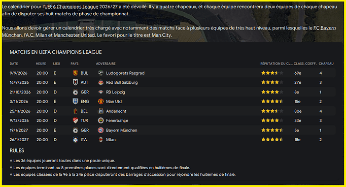 Tirage LDC