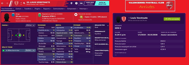 Recrue Hiver 2024 - Louis Verstraete