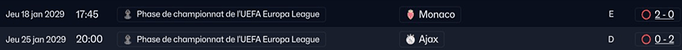 resultats Europa League