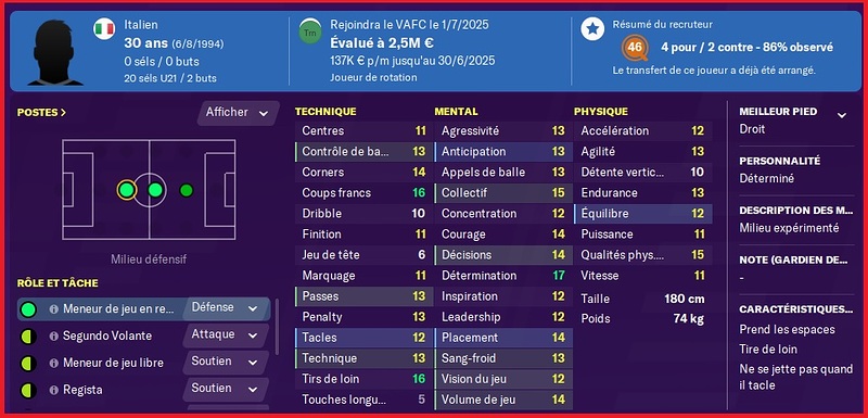 Recrue Ete 2025 - Danilo Cataldi