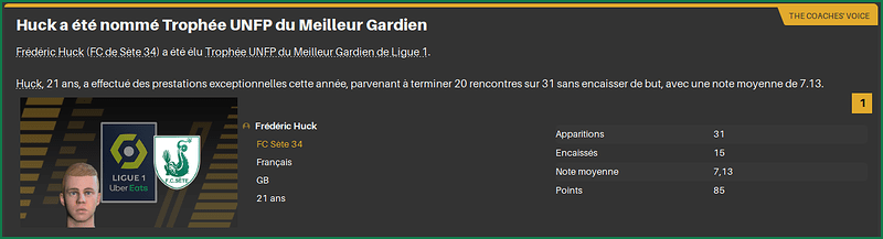 HuckMeilleurGardien