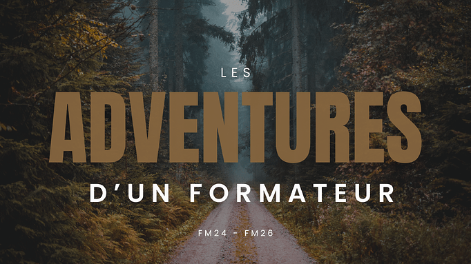 Brown White Bold Adventure YouTube Banner