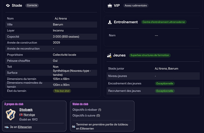 bilan infrastructure