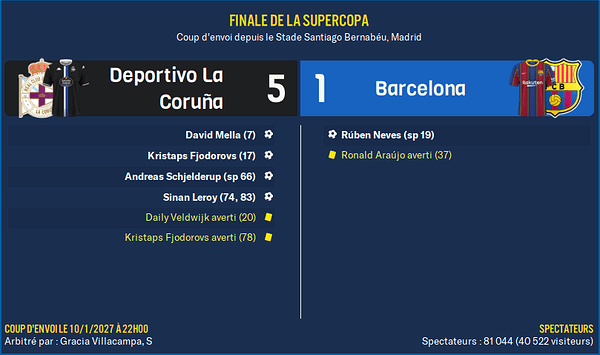 Deportivo La Coruña - Barcelona_ Résumé