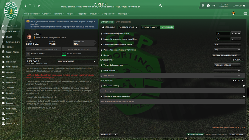 Pedri_ Offre de transfert