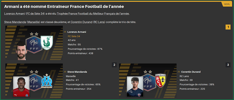 ArmaniEntraineurFranceFootball