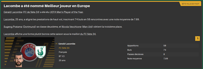 LacombeMeilleurJoueurEurope