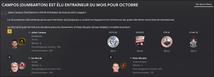 127 - entraineur du mois