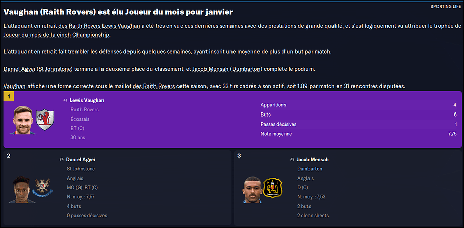 263 - joueur du mois 3e