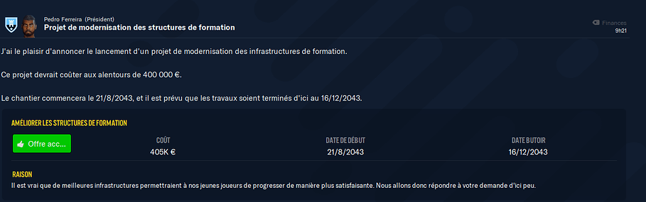 000e - Modernisation structures de formation