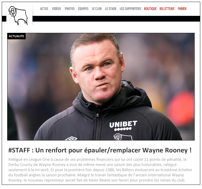 02 - ANNONCE - RUMEURS DERBY COUNTY