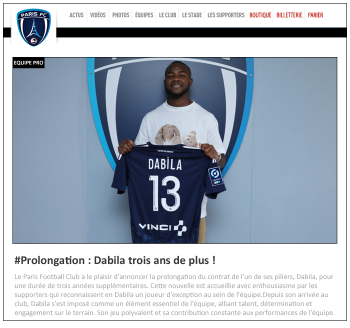 14 - ANNONCE - PROLONGATION DABILA