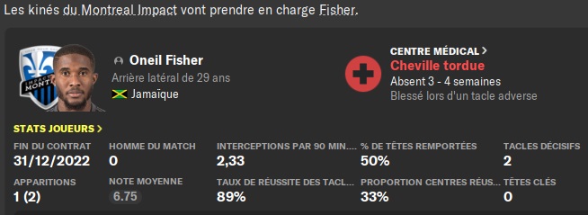 26.2 fisher blessé LB6