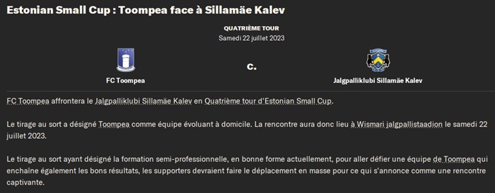 tirage small cup