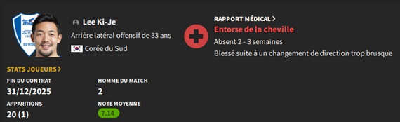 04.3 lee ki-je blessé