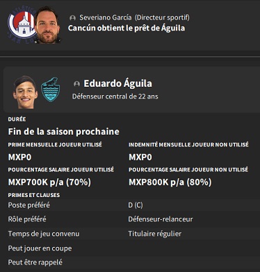 13.1 aguila prêté